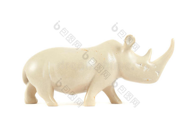 犀牛犀牛雕塑分离