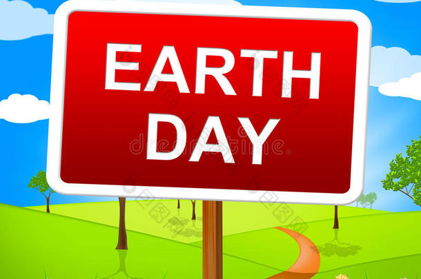 地球日代表着环保和环保