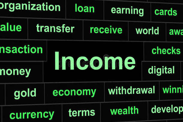 收入收入显示工资收入和工资