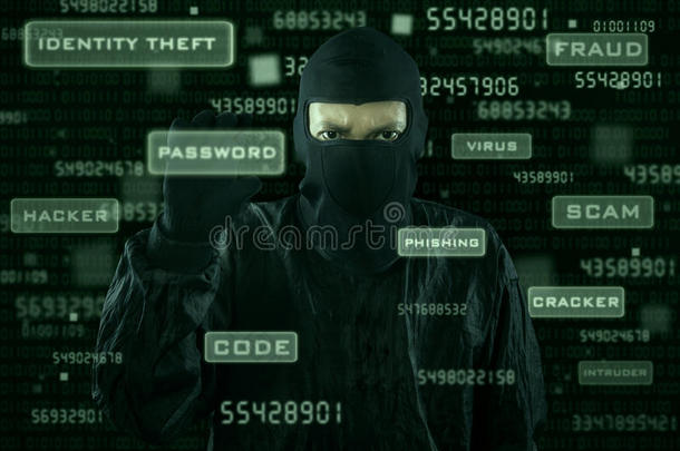 黑客从现代界面获取密码