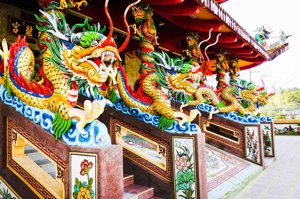 神龙像，中国庙宇