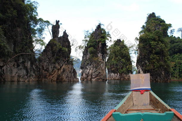 泰国考梭国家公园的小榄湖