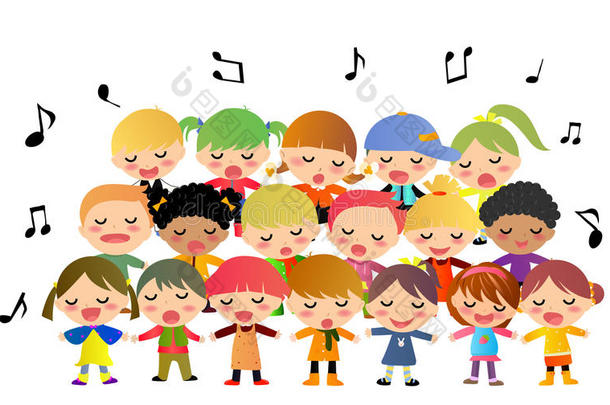 儿童合唱团歌唱