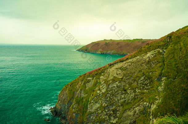 爱尔兰风景。大西洋<strong>海</strong>岸风光。