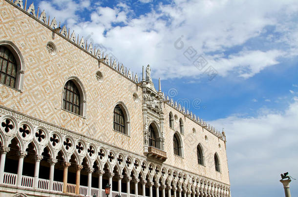 威尼斯一世威尼斯风格建筑中华丽的公爵宫殿