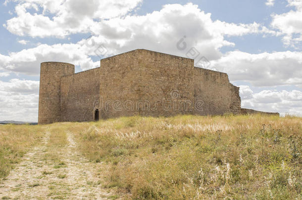 城堡在梅迪纳切利，索里亚，卡斯蒂利亚莱昂，西班牙