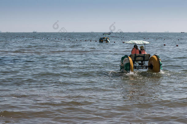 黄海水上自行车