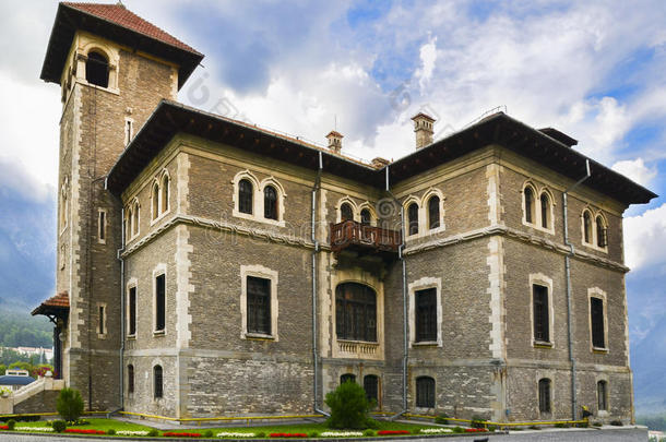 罗马尼亚布斯泰尼的坎塔库齐奥城堡