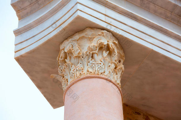 西班牙卡塔赫纳罗马圆形剧场的柱子