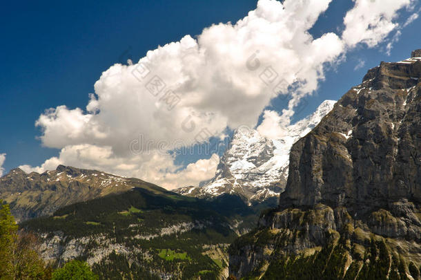 美丽的阿尔卑斯山风景