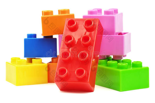 玩具彩色塑料块