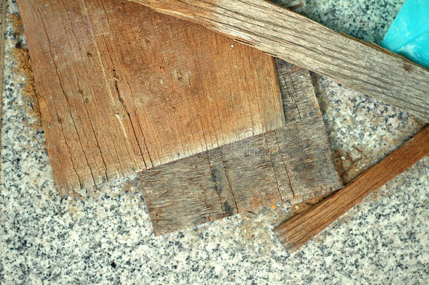 建筑用木桩。