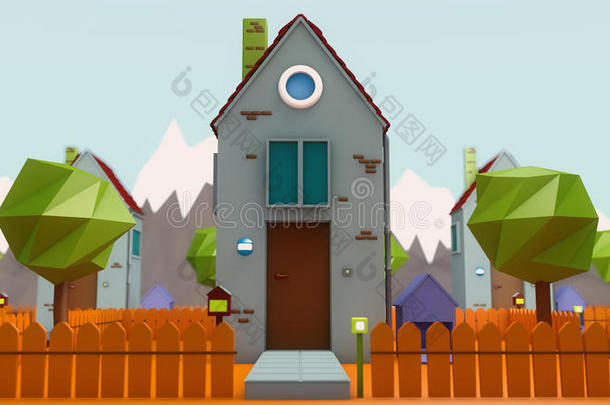 小房子和小区