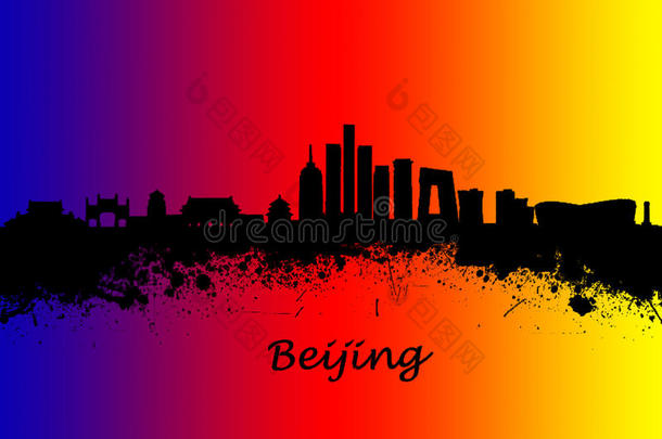 中国<strong>北京</strong>天际线