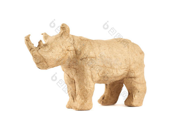 犀牛犀牛雕塑分离