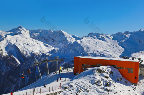 奥地利巴德加斯坦山地滑雪场