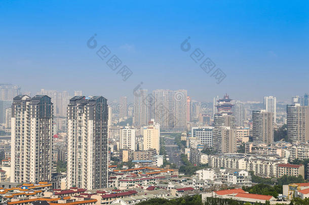 绵阳，中国，城市全景