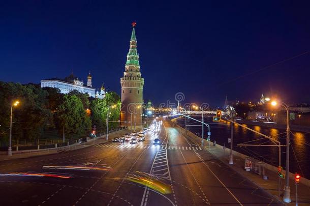 克里姆林宫和克里姆林宫堤，莫斯科，俄罗斯