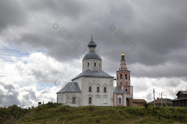 以利亚<strong>先知</strong>教堂在伊万诺瓦格里夫在卡门卡河弯道。苏兹达尔