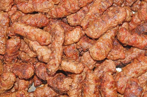 罗马尼亚烤肉<strong>卷</strong>（mici或mititei）传统食品