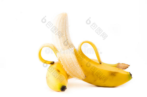 一根香蕉剥落了