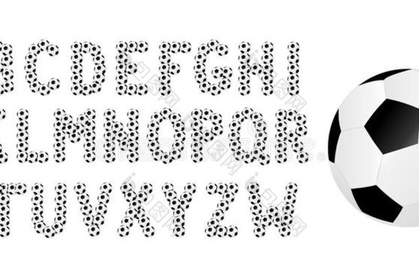足球字母表-cdr格式
