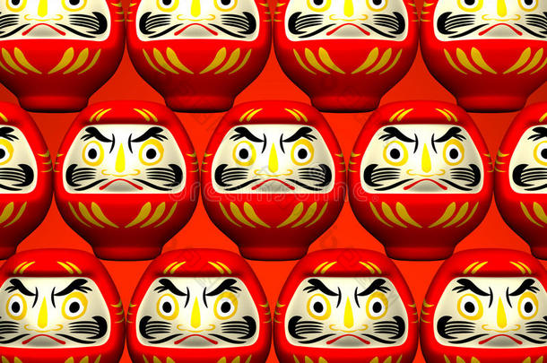 幸运的daruma<strong>玩偶</strong>穿红色