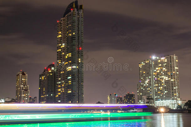 曼谷湄南河夜景