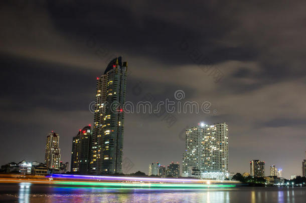 曼谷湄南河夜景