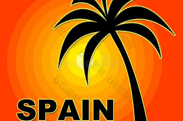 西班牙假日<strong>表</strong>示休假和夏天