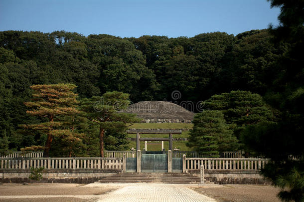 日本京都明治天皇墓