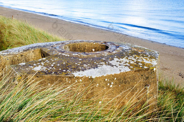 犹他州海滩托布鲁克碉堡第二次世界大战。