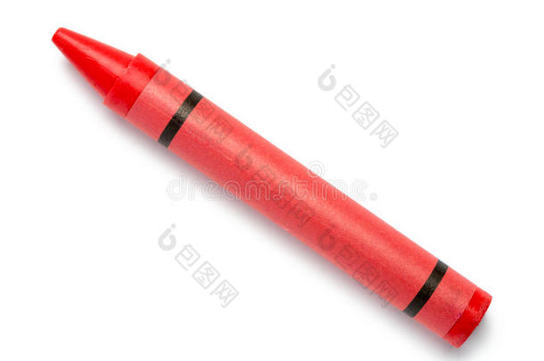 白底红蜡笔