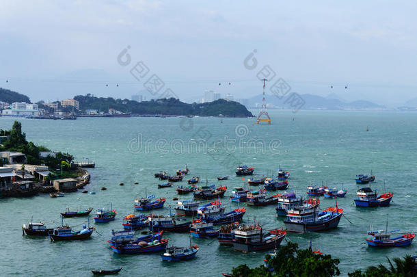 海湾海滩船电缆汽车