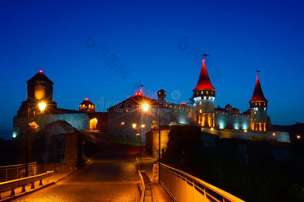 卡米亚涅茨波多尔斯基古城的古老堡垒