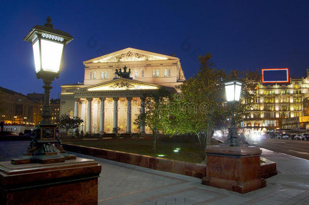 建筑学芭蕾莫斯科大剧院古典主义傍晚