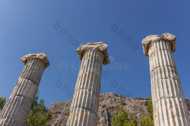 雅典娜神庙立柱