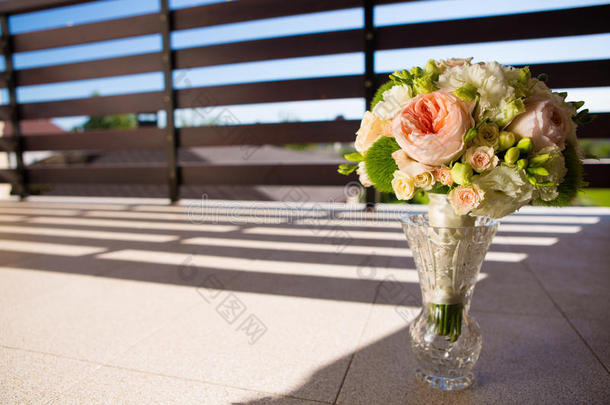 婚礼花束，鲜花，玫瑰，美丽的花束