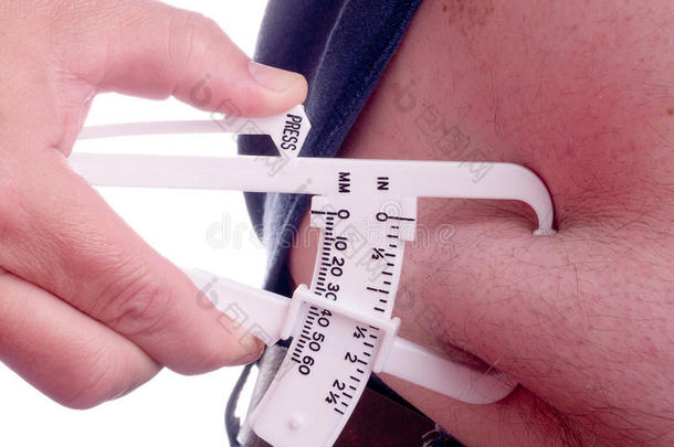 脂肪卡尺测量腹部脂肪