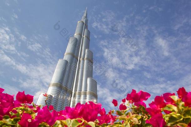 中东，阿拉伯联合酋长国，迪拜，哈利法塔，世界最高的建筑