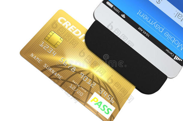 智能手机移动支付附件刷卡