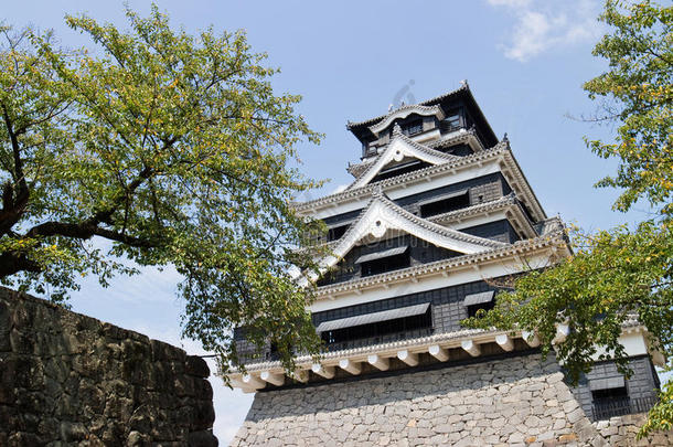 日本熊本的熊本城堡