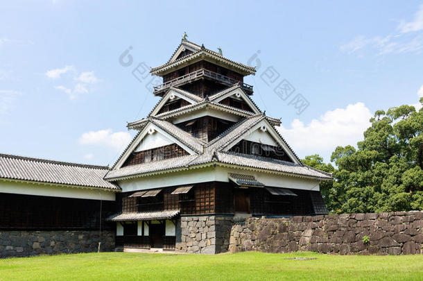 日本熊本的熊本城堡