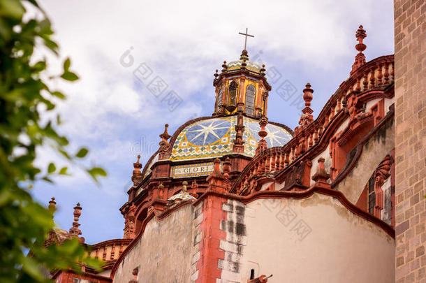 格雷罗塔斯科教堂。墨西哥。外面。