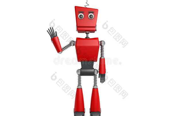 红色机器人
