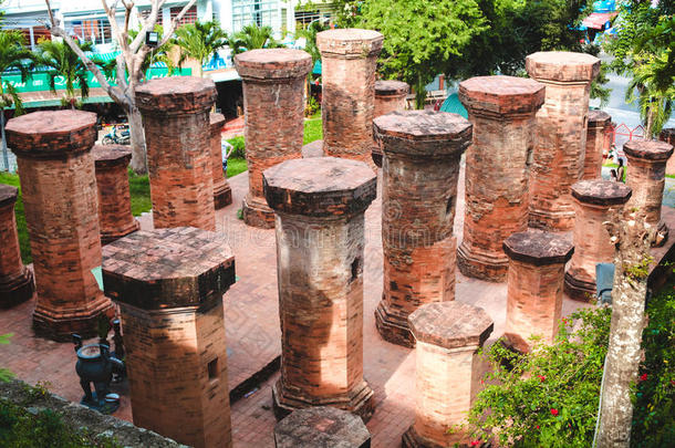 砖柱，越南