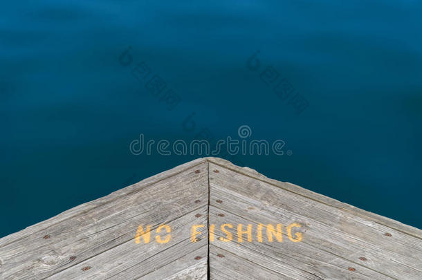 禁止钓鱼警告标志