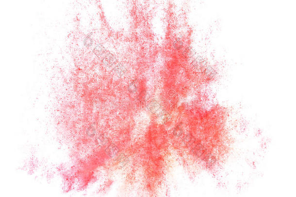 艺术红水彩水墨颜料斑点水彩