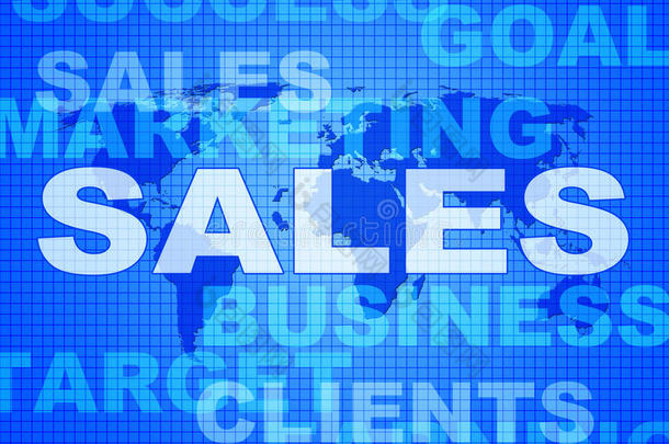 销售词代表公司的销售和促销