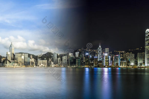 香港城市天光